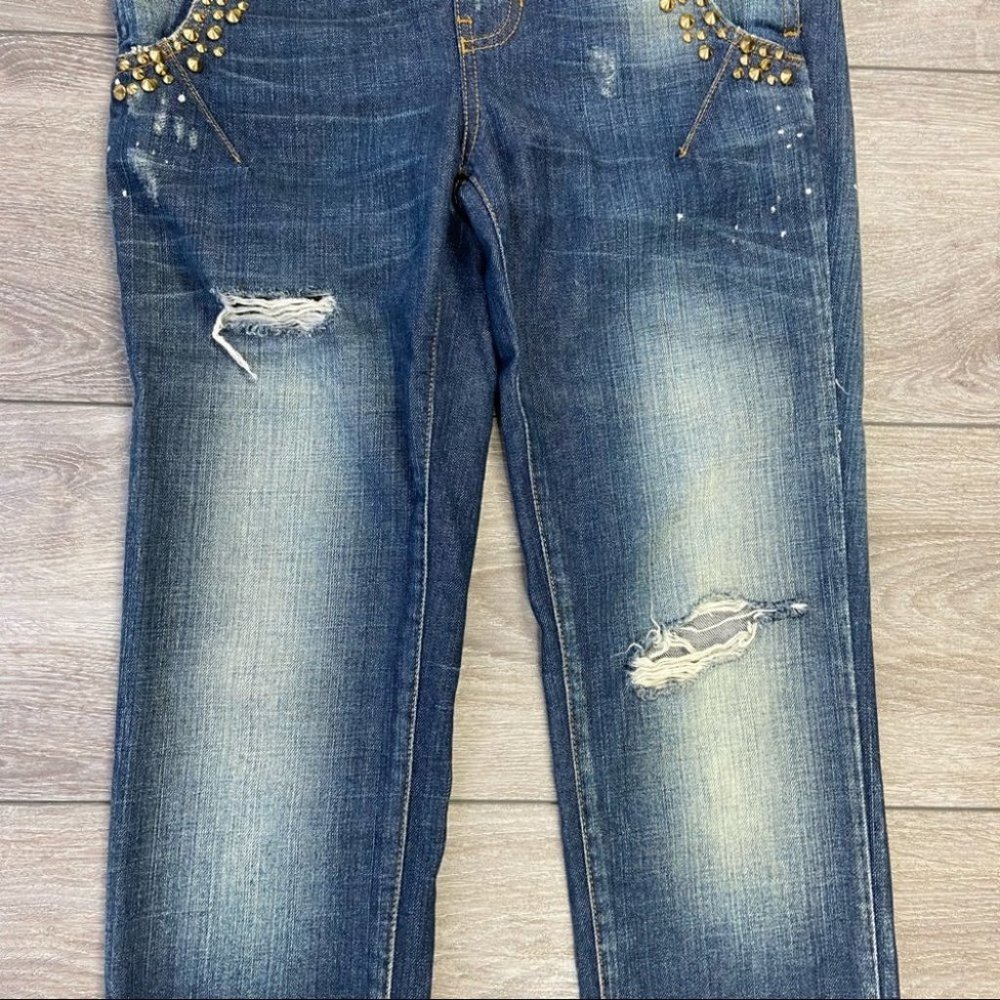 GUESS LIMITED EDITION VEROS STUDDED OVERALLS - Picture 5 of 16